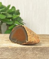 Agat, Halvpolerad bit