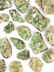 Apophyllite, Green Cluster