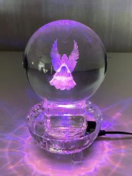 Display, Light Socket Round Glass