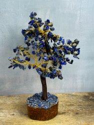 Kristallträd, Lapis Lazuli