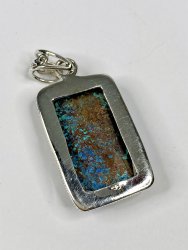 Krysokolla, Hänge Sterling Silver