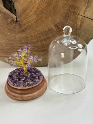 Ametist, Kristallträd med Glaskupa