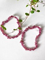 Tourmaline, Pink Bracelet Chips