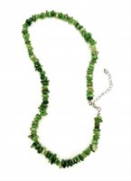 Jade, Nefrit Halsband Chips Kort