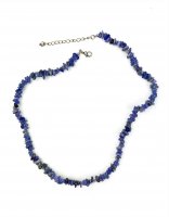 Tanzanit, Halsband Chips Kort