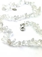 Bergkristall, Halsband Chips Kort