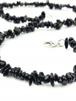 Turmalin, Svart Halsband Chips Kort