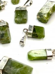 Peridot, Hänge med Sterling Silver