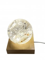 Display, Light Socket Square Wood