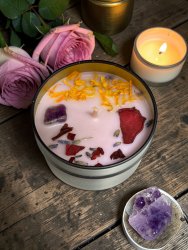 Ljus, Plåtburk Lavendel Doft