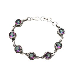 Topaz, Mystic Bracelet in Sterling Silver