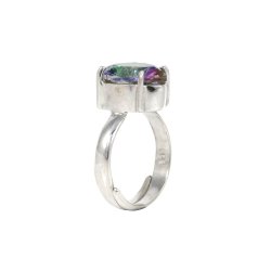 Topaz, Mystic Ring in Sterling Silver