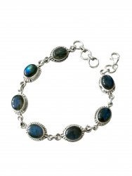 Labradorite, Bracelet in Sterling Silver