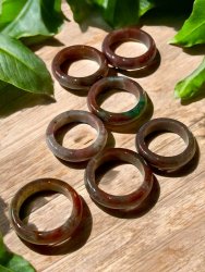 Chalcedony, Red Stone ring