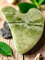 Jade, Green Gua Sha Stone