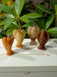 Aventurin, Orange Ängel hänge