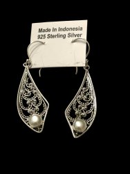 Pärla, Örhängen Sterling Silver