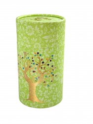 Aventurine, Green Crystal Tree with Glass Dome