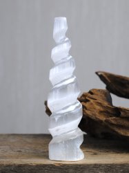 Selenit, White Unicorn horn 2nd sorting