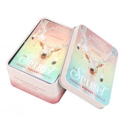 Oracle card, The Spirit Animal in tin can