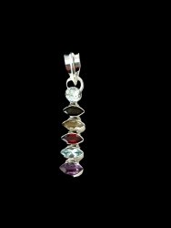 Pendant, Gemstone mix