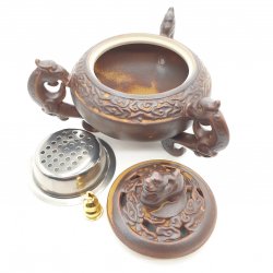 Resin Burner, Brown Dragon
