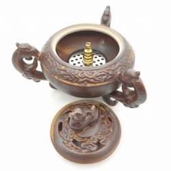 Resin Burner, Brown Dragon