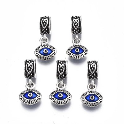 Pendant, Metal Evil Eye Bigpack