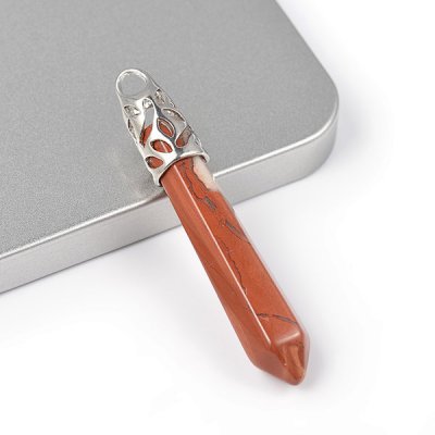 Jaspis, Röd Kristallhänge Lång