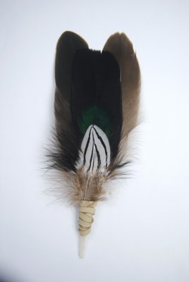 Smudge fjäder, Handgjord