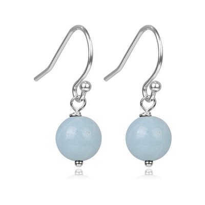 Amazonite, Earrings Sterling Silver