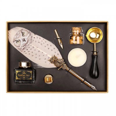 Writing Set, with Feather pen