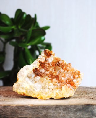 Limonite quartz, Cluster