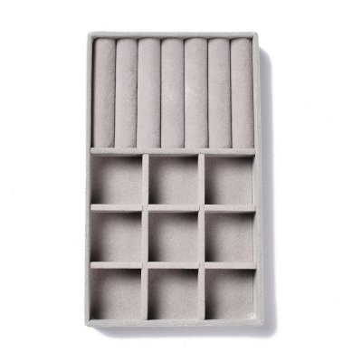 Display, Velvet Grey for Jewelry & Rings