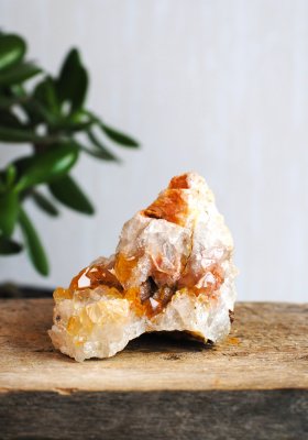 Limonite quartz, Cluster