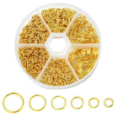 Jumpring, Gold colour Open Box