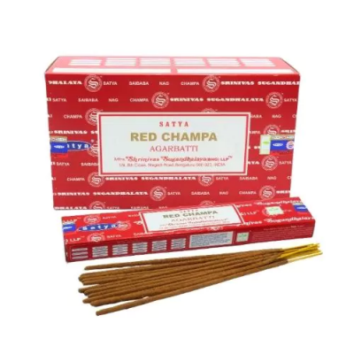 Incense Sticks, Satya Red Champa Box