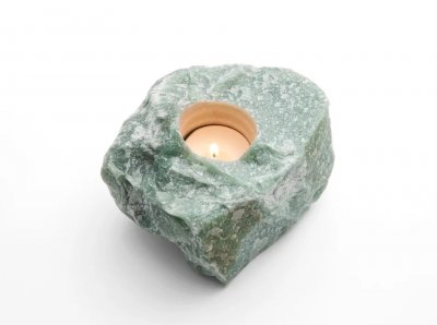 Aventurin, Green Tealight Holder