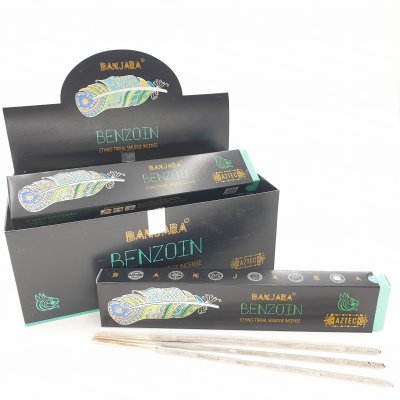 Incense Sticks, Banjara Aztec Benzoin Box
