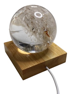 Display, Light Socket Square Wood