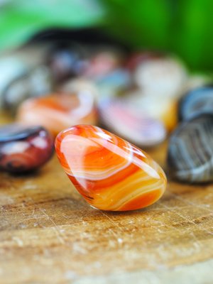 Agate, Silk Tumbled Big pack