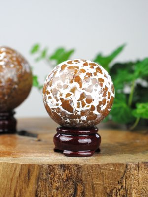 Agate, Brown, Sphere
