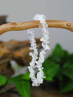 Bergkristall, Armband Chips