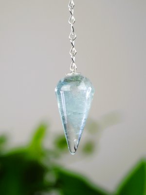 Topaz, Blue Pendant Drop EQ