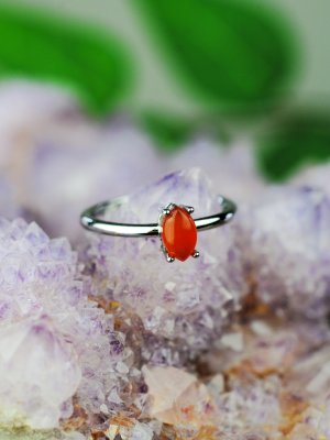 Karneol, Ring