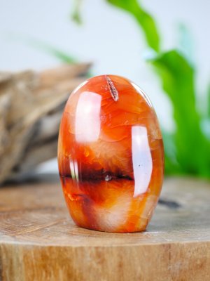 Agat, Röd Blomster Fri form