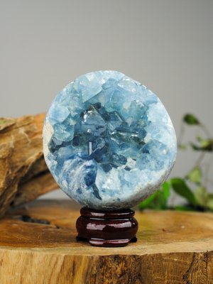 Celestin, Klot med Druzy XL