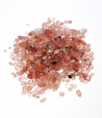 Strawberry quartz, No hole chips big pack