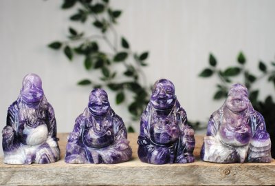 Amethyst Chevron, Happy Buddha XL