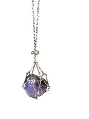 Halsband, Med Stenbur Silver
